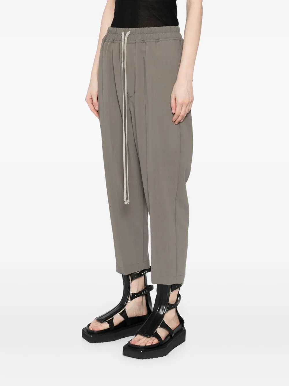 Rick Owens Drkshdw Astaires Drawstring Cropped Pant Dust